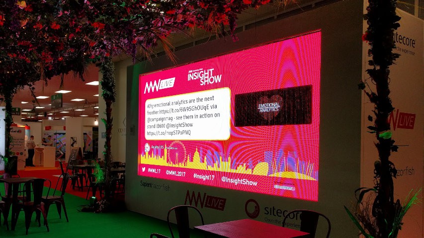 Marketing Week Live Insight Show LED big screen